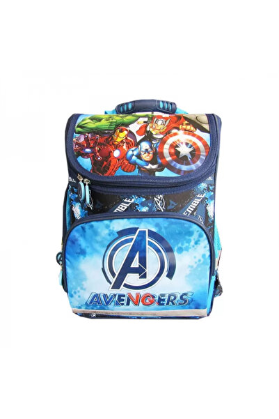 St.Majewski Avengers 36cm schoolbag, 1 compartment, 1 pocket, blue