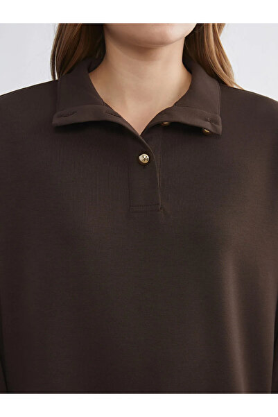 LC Waikiki Women's Stand Collar Sweatshirt