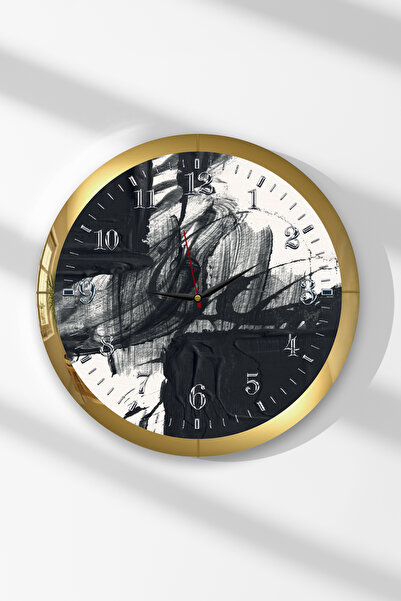 Zevahir Mobilya Dekorasyon Ceas de perete rotund din MDF cu tematică Dansul u...