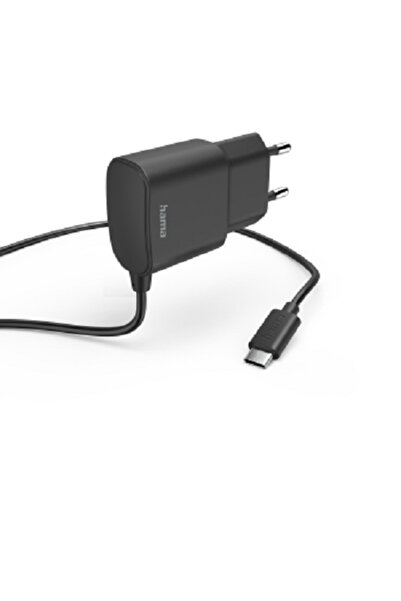 Hama Charger with USB-C Connection, 12 W, 1.0 m, black