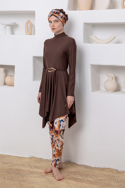 Adasea Costum de baie Sarah Lycra cu mânecă lungă, model 1122