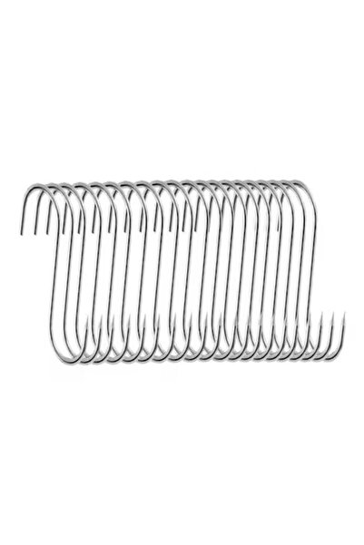 OEM Set of 20 S-Type Hooks, Hooks for TRIOSTORE® Meat Smokers Made of Stainle...