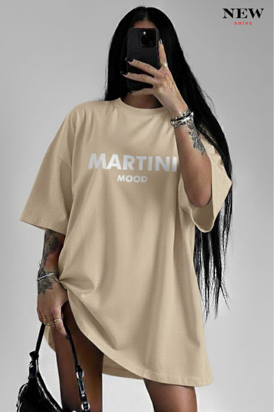 New Shine Martini Mood Printed Unisex T-Shirt