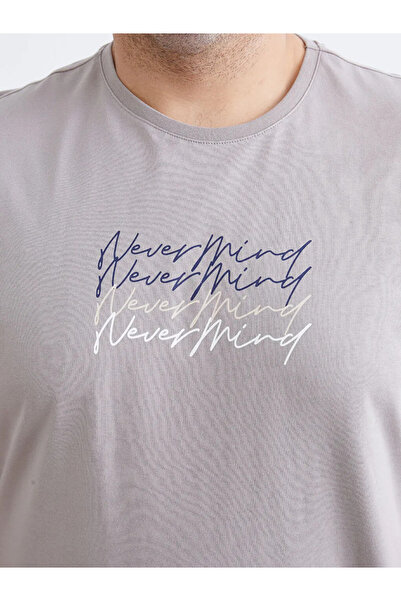 LC Waikiki Plus Size Standard Fit Men's Pajama Set