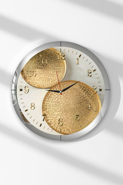 Zevahir Mobilya Dekorasyon Ceas de perete rotund din MDF cu tematică Ahengi, ...