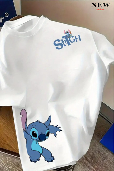 New Shine Stitch Printed Unisex T-Shirt