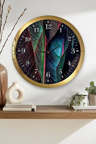 Zevahir Mobilya Dekorasyon Ceas de perete rotund din MDF cu tematică Cosmic F...