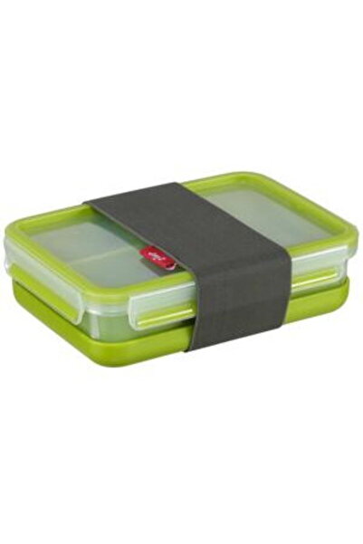 emsa Clip&Go Lunchbox 518098 1,2l Transparent/Green