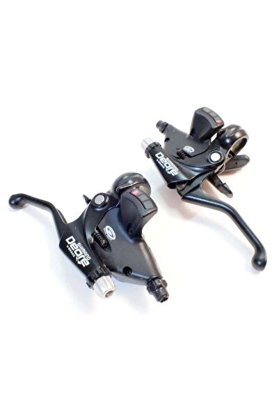 Shimano Deore ST-M510 3x9'lu Vites Fren Kolu Seti 3x9V Siyah Sağ Sol Kelebek ...
