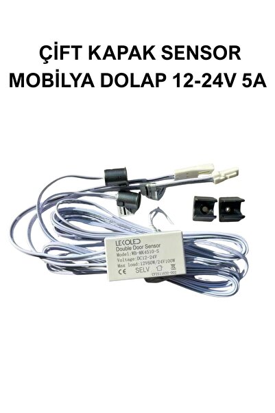 LEKOLED ÇİFT KAPAK SENSOR MOBİLYA DOLAP 12-24V 5A