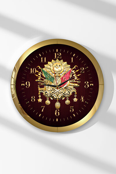 Zevahir Mobilya Dekorasyon Ρολόι τοίχου με θέμα το οθωμανικό τούγκρα με πορτο...