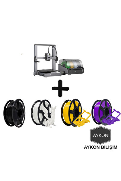 Anycubic Kobra 3 Combo 3D Yazıcı + 4 Adet Filament