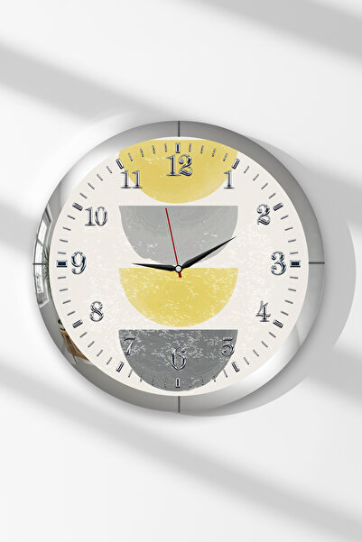 Zevahir Mobilya Dekorasyon Ceas de perete rotund din MDF cu tematică de forme...