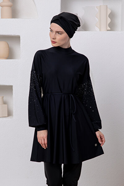 Adasea Kanady Stretch Fabric Long Sleeve Hijab Swimsuit 1126