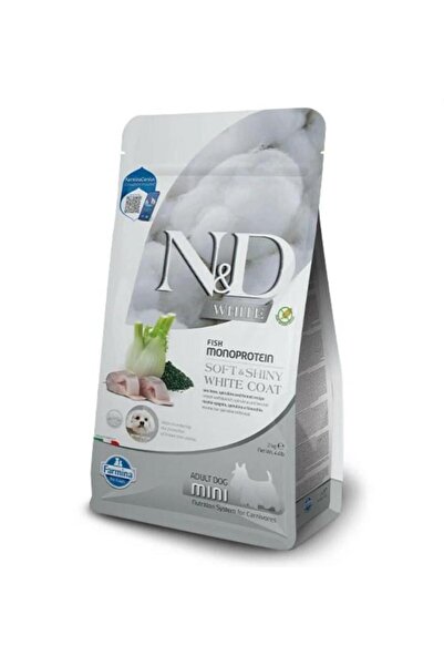 N&D White Levrek Spirulina ve Rezeneli Küçük Irk Yetişkin Köpek Maması 2kg