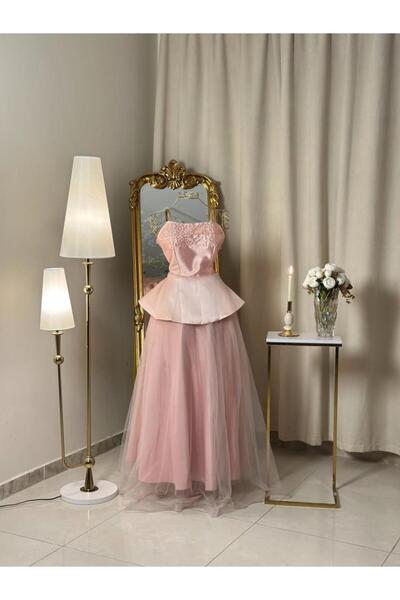 vanus fashion 6431-فستان طويل