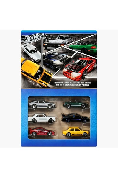 HOT WHEELS Macheta Set 6 Japan Themed 1:64 Hotwheels Silver Series