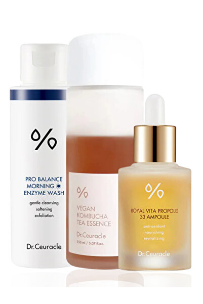 Dr.Ceuracle مجموعة دكتور سيوراكل برو بالانس كلينزر + خلاصة شاي كومبوتشا نباتي...