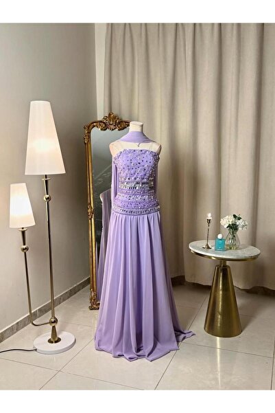 vanus fashion 6319-فستان سهرة طويل