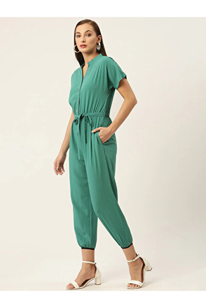 RUE COLLECTION By Styli Women Belted Cuffed Jumpsuit