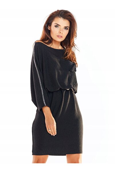 Awama Dress A325 - Black - L/XL