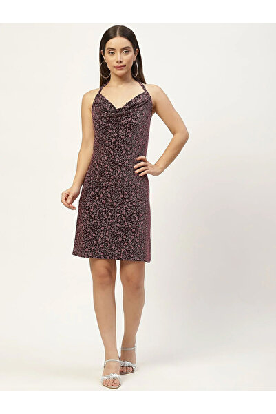 RUE COLLECTION By Styli Women Embellished Jacquard Sheath Mini Dress