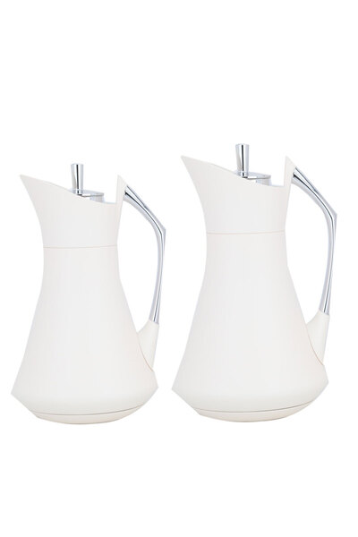 Generic طقم ترمس كارما من معرض السيف، قطعتان، سعة 1 لتر، وعاء داخلي من الزجاج...