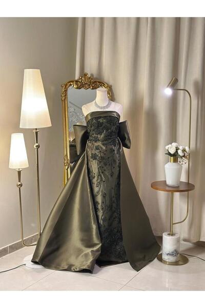 vanus fashion 6626-فستان سهرة طويل