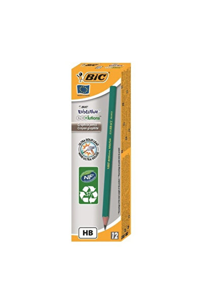 Bic Set of 12 HB pencils without eraser Eco Evolution -