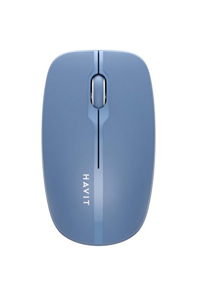 Havit Ασύρματο ποντίκι γραφείου MS53WB, Εργονομικό, 1600 dpi, 4 κουμπιά, Blue...