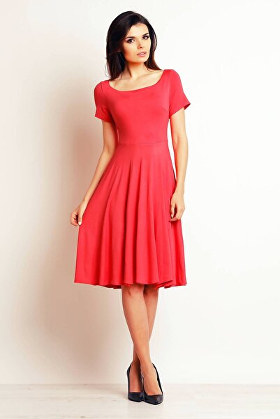 Awama Dress M101 - Coral - XL