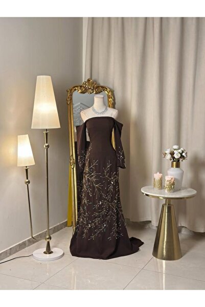 vanus fashion 6498-فستان سهرة طويل