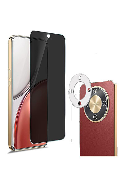 Generic 2 in 1 Honor X9d Privacy Screen Protector with Camera Lens Protector,...