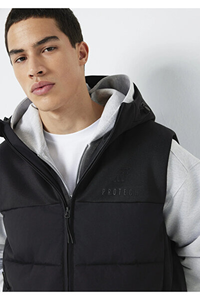 Mavi Hooded Black Vest Loose Fit / Relaxed Fit 0110786-71379