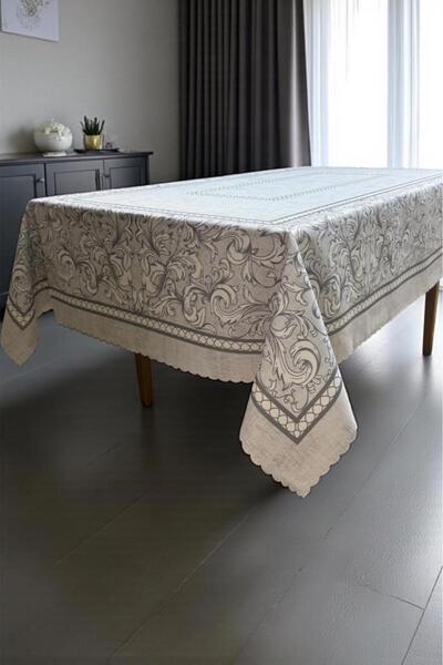 Çeyiz Diyarı مفرش طاولة أرستو بدون خياطة 150×260 سم