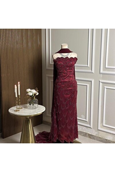 vanus fashion 6628-فستان سهرة طويل