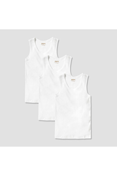 giggles Solid Sleeveless Vest - Set of 3