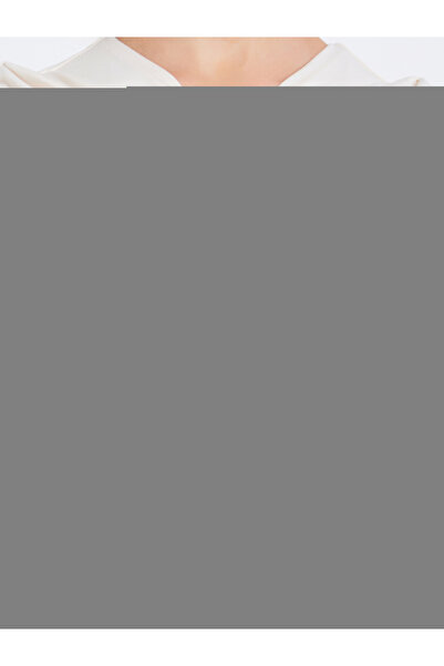 Styli Women Beige Gathered Shawl Maxi Dress