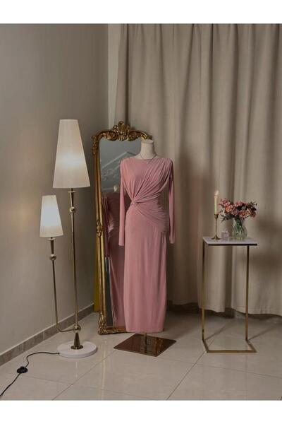 vanus fashion 6361-فستان سهرة طويل