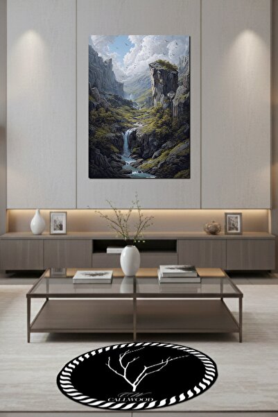 Minimalist Doğa Tasarımlı Modern Duvar Dekoru -Çerçevesiz Sanatsal Poster Yüksek Kaliteli Baskı