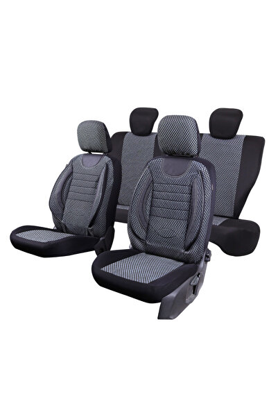 SMARTIC Smartic® car seat covers, City, 11 pieces, airbag compatible, foldabl...