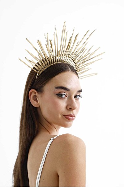 mostbeautifull Gold Çift Sıra Parti Tacı