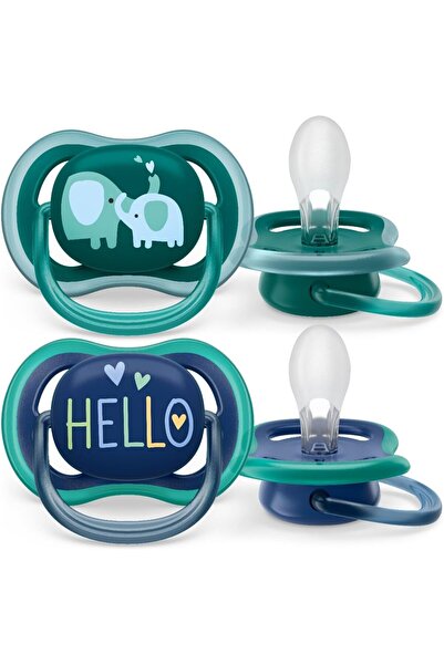 Philips Avent Ultra Air Soother - 2 x Light, Breathable Baby Soothers for Bab...
