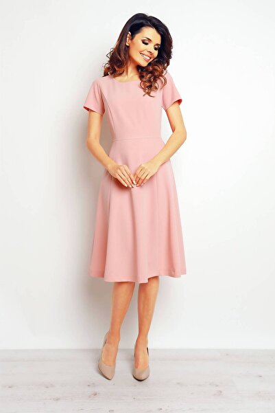 Awama Dress M095 - Pink - XL
