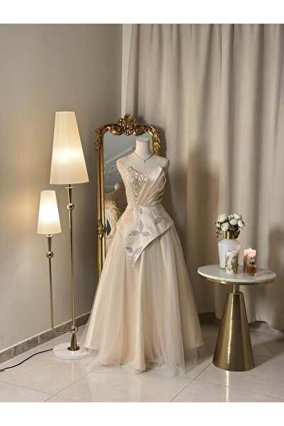vanus fashion 6519-فستان سهرة طويل