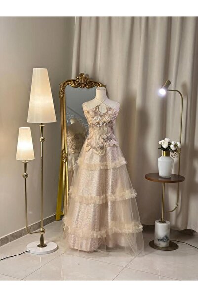 vanus fashion 6623-Long evening dress