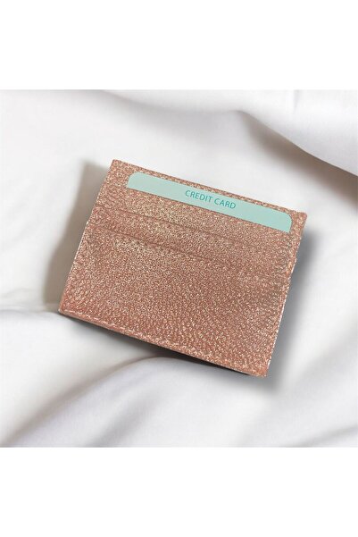 Ezremu Store Pink Glitter Card Holder
