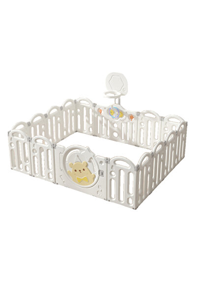 Nichiduta Garden Gardulet loc de joaca pentru copii Bear White, pliabil si po...