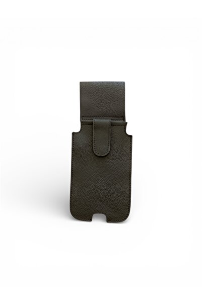 ykrhn Hakiki Dana Deri Kemere Takılabilir Telofon Kılıfı