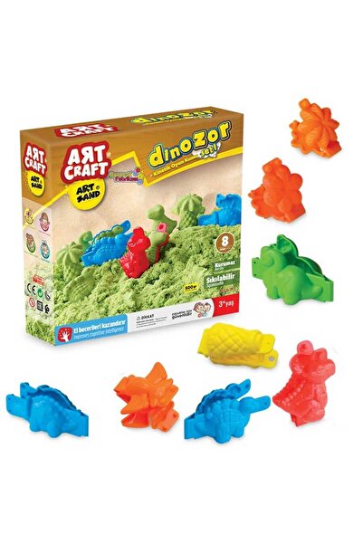 Store Art Craft Dinozor Kinetik Kum Seti Kurumaz Kum 500 gr